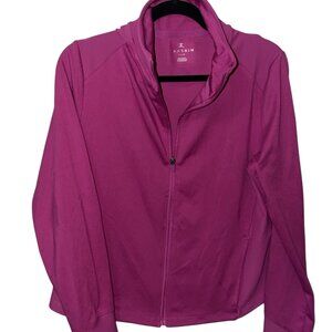 PURPLE ZIP UP WITH THUMB HOLES